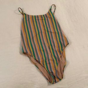 J.Crew Playa Low Back One Piece Swimsuit